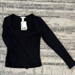 H&M Long Sleeve Black Shirt NWT
